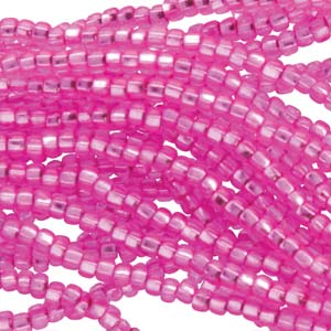 Tjeckiska seed beads - Fuchsia Dyed S/L11/0