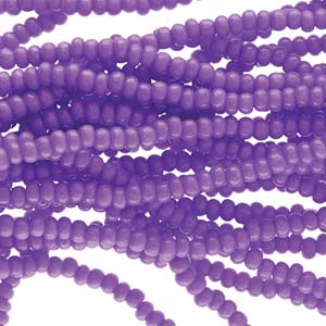 Tjeckiska seed beads - Op Dyed Violet 11/0