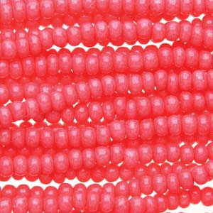 Tjeckiska seed beads - Op Pink Dyed Terra 11/0