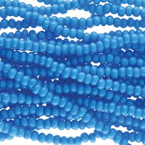 Tjeckiska seed beads - Op Blue Dyed Terra 11/0