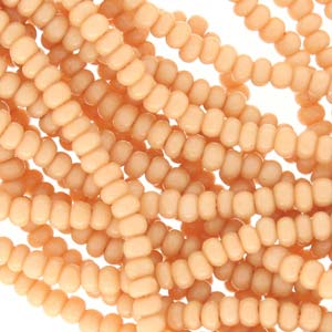 Tjeckiska seed beads - Wheat Opaque Solgel 11/0