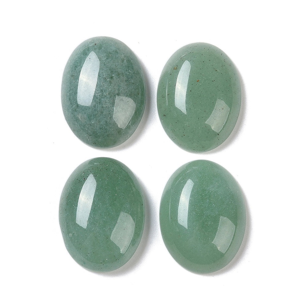 Cabochon Avaturine- Grön Oval 18x13mm 1 styck