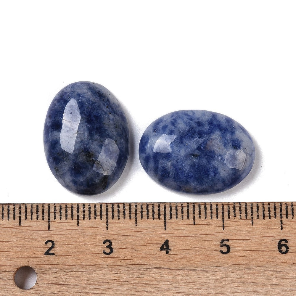 Cabochon Blue spot jasper - Oval 18x13mm 1 styck