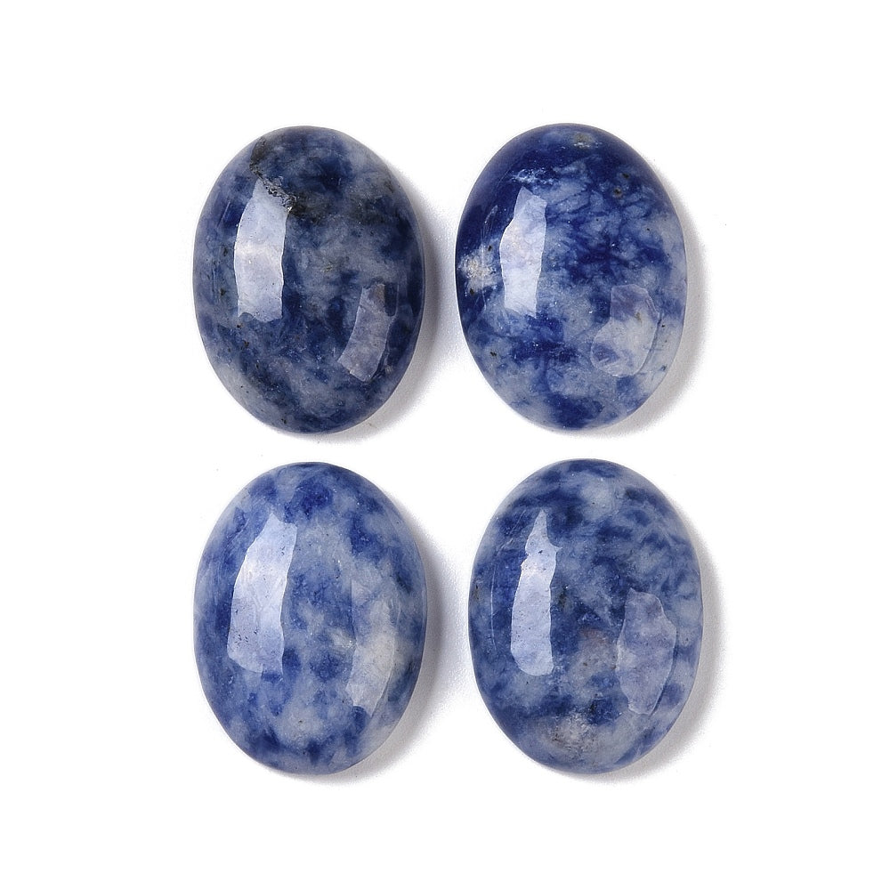 Cabochon Blue spot jasper - Oval 18x13mm 1 styck