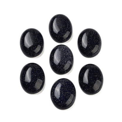 Cabochon Syntetisk blue goldstone - Oval 18x13mm 1 styck