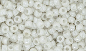 Matubo Seed bead 7/0 - Luster Opaque White 5 gram