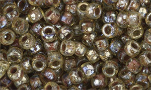 Matubo Seed bead 7/0 - Crystal Silver Picasso 5 gram