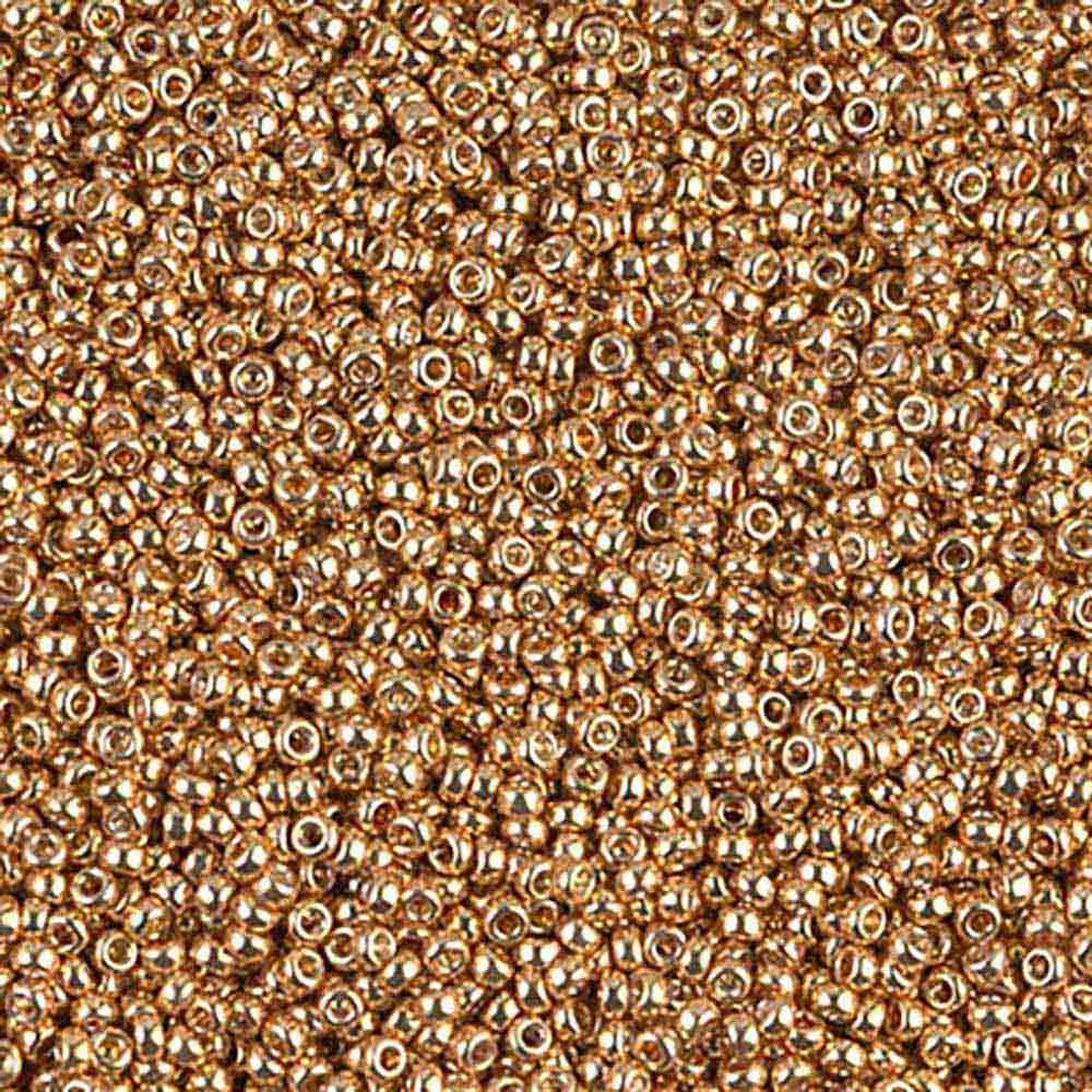 Miyuki seed beads - Galvanized Yellow Gold 15/0