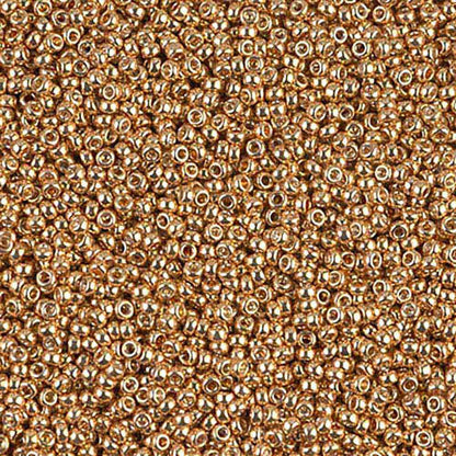 Miyuki seed beads - Galvanized Yellow Gold 15/0