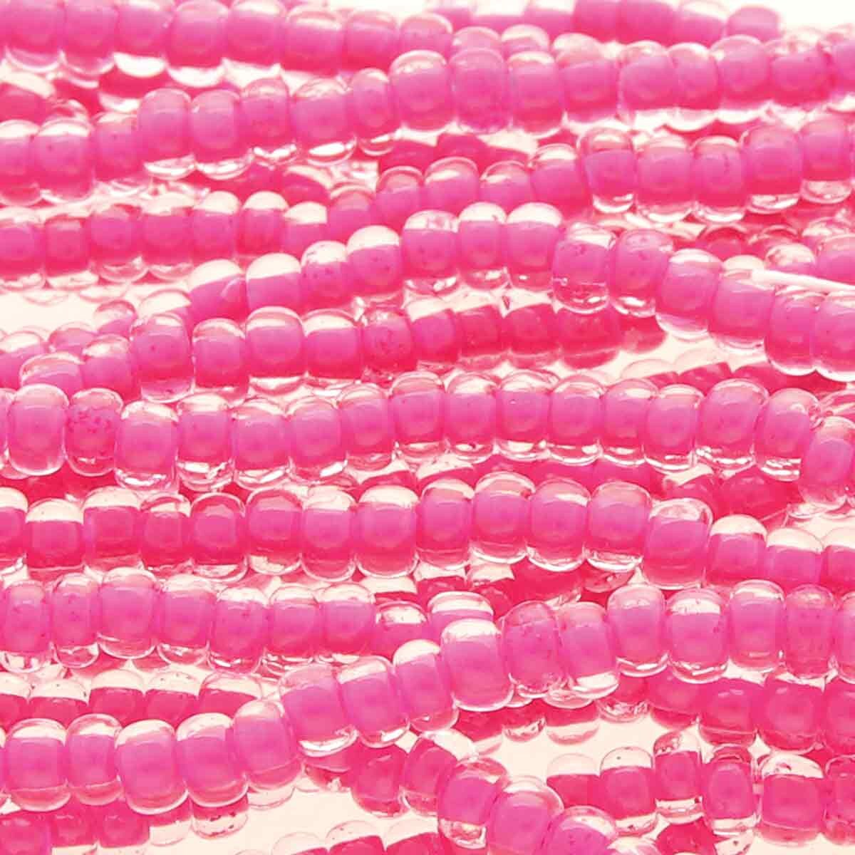 Tjeckiska seed beads - Terra Intensive Lining Pink  11/0