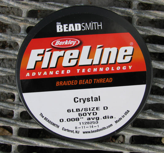 FireLine 6 LB - Crystal / Klar, 50 YD