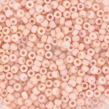 Miyuki seed beads - Matte Opaque Tea Rose 11/0