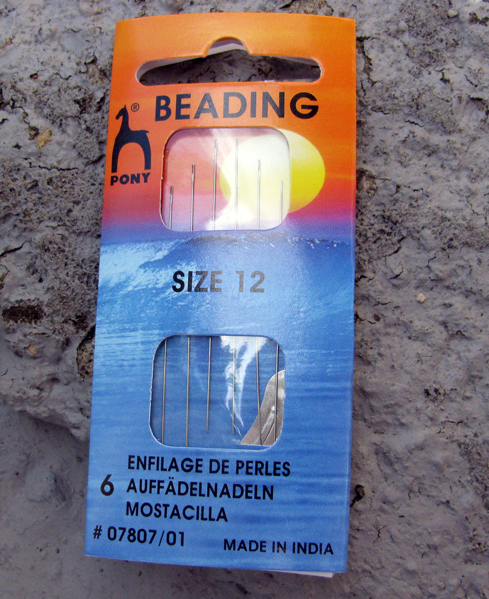 Pärlnålar - Pony Beading Needle, nr 12, 6- pack