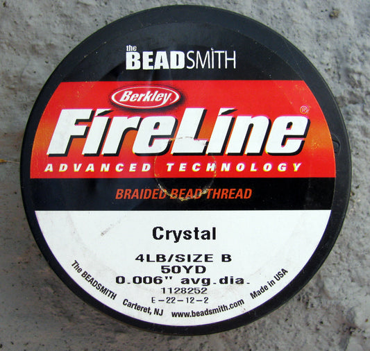 FireLine 4 LB - Crystal / Klar, 50 YD