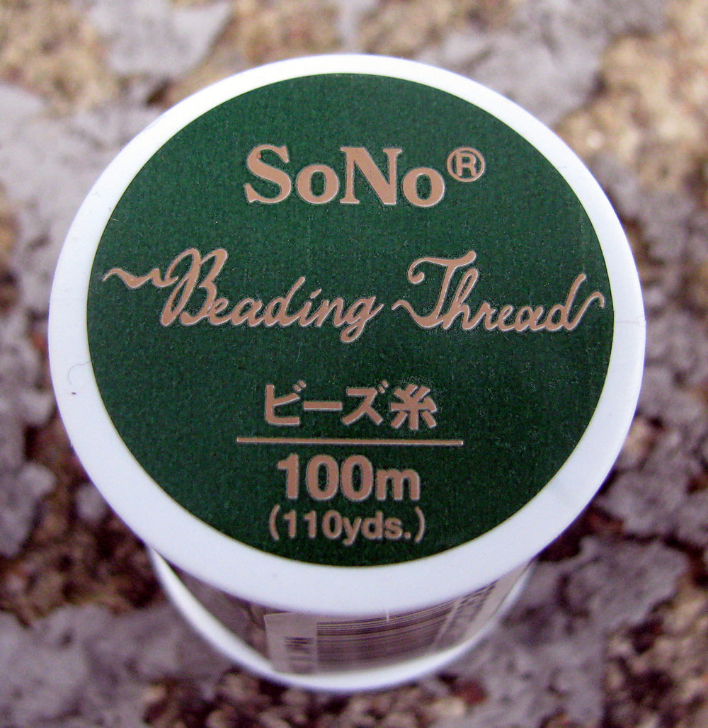 SoNo Beading Therad - Svart, 1 rulle