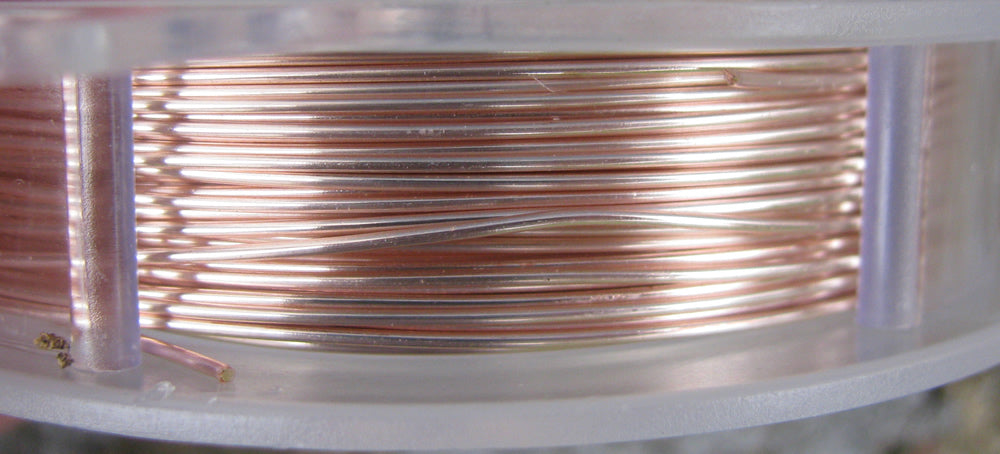 Artistic Wire 22 Ga - Silver pläterad, Rose Gold Color, 1 rulle