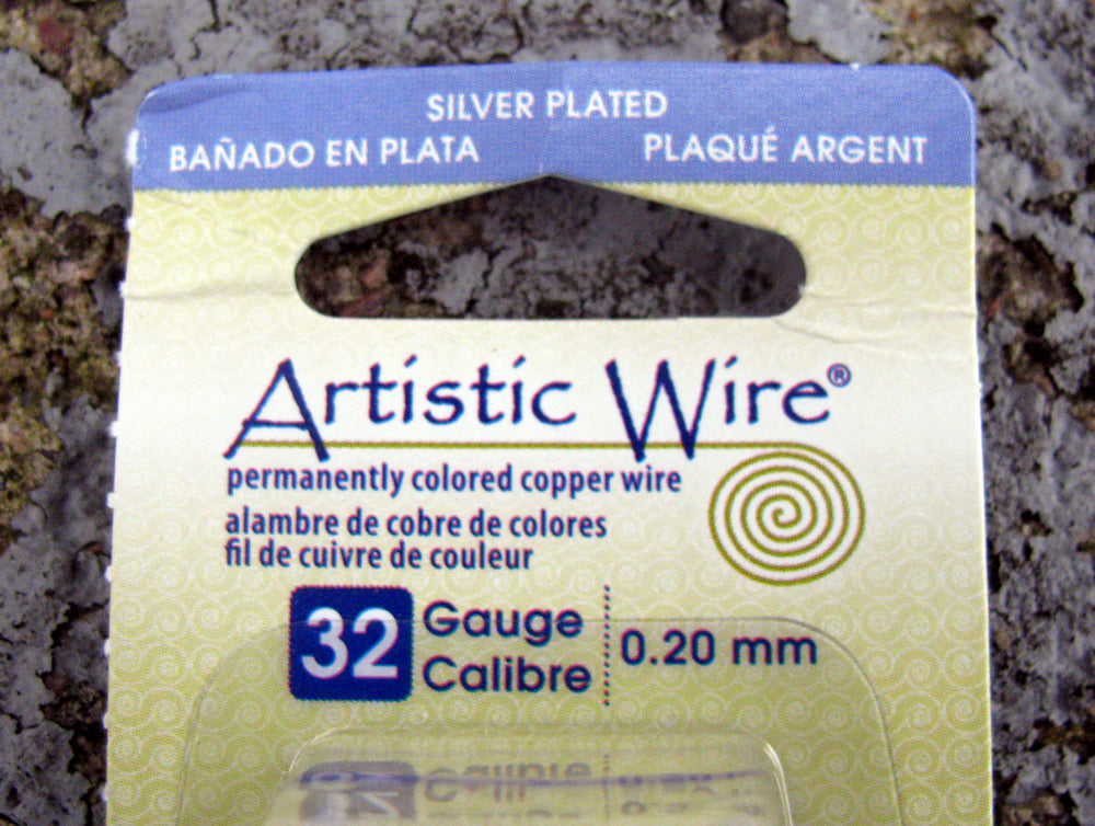 Artistic Wire 32 Ga - Silver pläterad, Non tarnish, 1 rulle