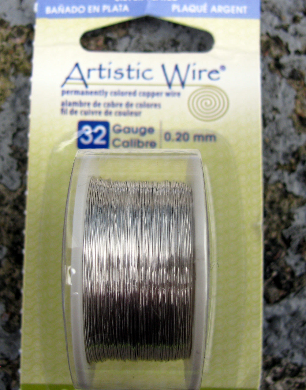 Artistic Wire 32 Ga - Silver pläterad, Non tarnish, 1 rulle