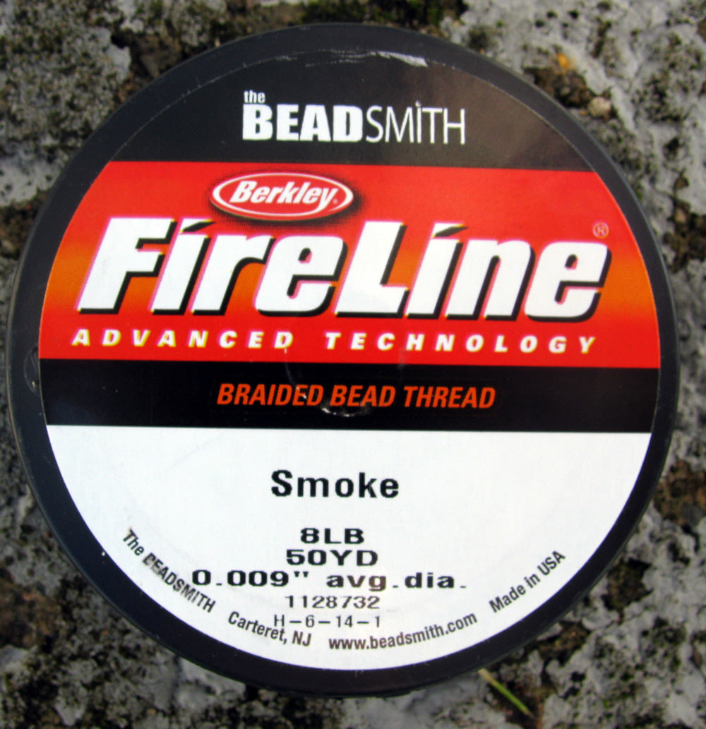 FireLine 8 LB - Smoke / mörkgrå, 50 YD