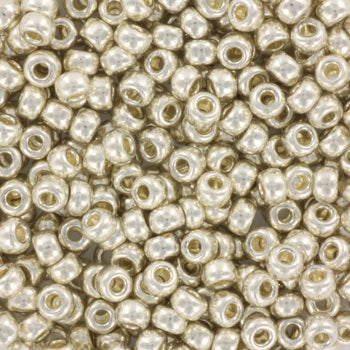 Miyuki seed beads - Galvanized Silver 8/0