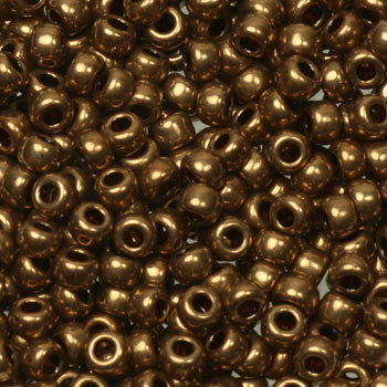 Miyuki seed beads - Metallic Light Bronze 8/0