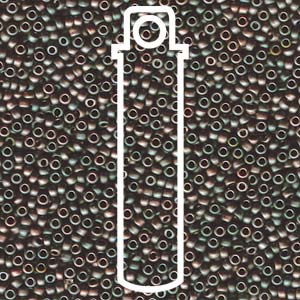 Miyuki seed beads - Matte Silver- Grey 11/0