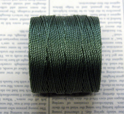 S- Lon bead cord - Fern, 1 rulle