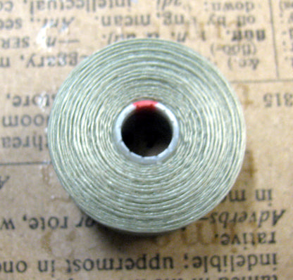 S- Lon bead thread - Ash, strl D, 1 rulle