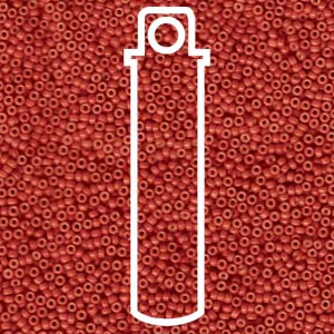 Miyuki seed beads - Dyed Opaque Maroon 15/0