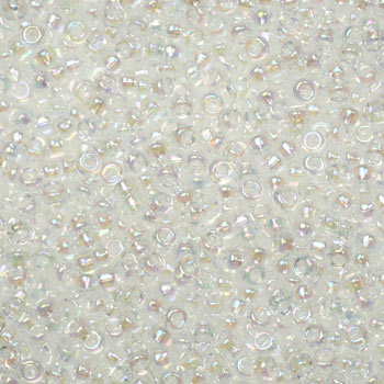 Miyuki seed beads - Crystal AB 15/0