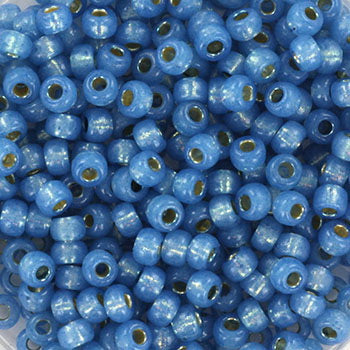 Miyuki seed beads - Duracoat Silverlined Powder Blue 8/0