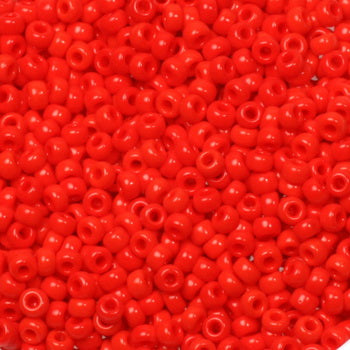 Miyuki seed beads - Opaque Red 11/0