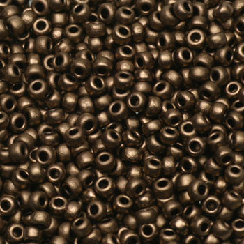 Miyuki seed beads - Matte Metallic Bronze 11/0