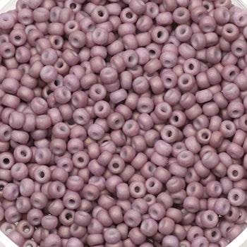 Miyuki seed beads - Fancy Frosted Mauve 11/0