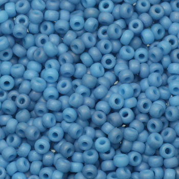 Miyuki seed beads - Matte Opaque Pale Denim Luster  11/0