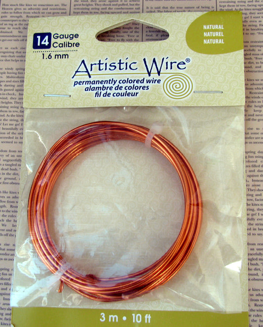 Artistic Wire 14 Ga - Natural, 1 förpackning