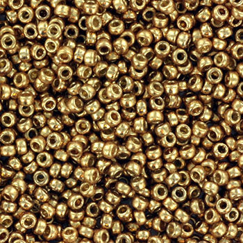 Miyuki seed beads - Duracoat Galvanized Champagne 15/0