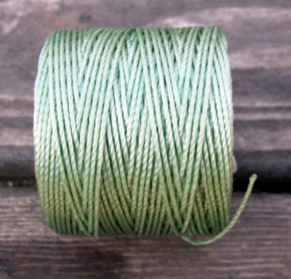 S- Lon bead cord - Mint, 1 rulle