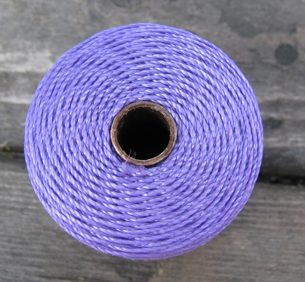 S- Lon bead cord - Violet, 1 rulle