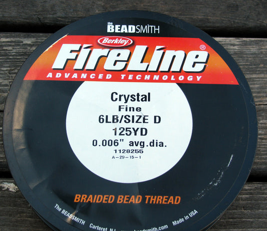 FireLine 6 LB - Crystal / Klar, 125 YD