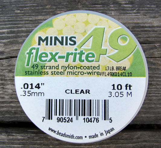 flex-rite Minis - Clear, 49 trådar, 1 rulle