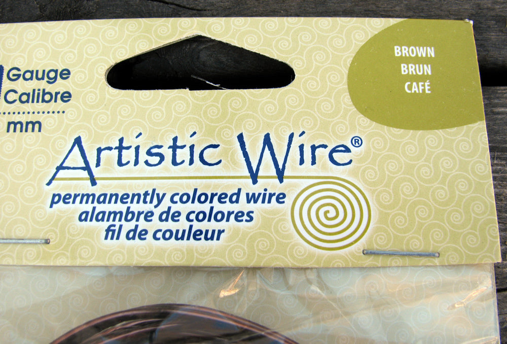 Artistic Wire 14 Ga - Brown, 1 förpackning