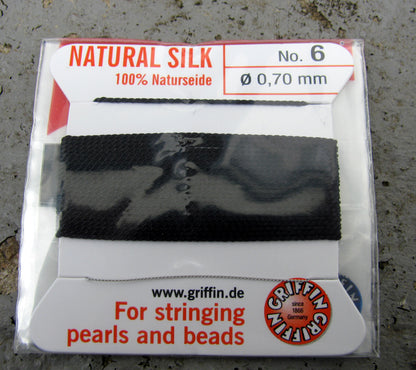 Griffin Silk - Svart strl 6, 1 förpackning