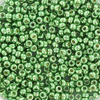 Miyuki seed beads - Duracoat Galvanized Dark Mint Green 11/0