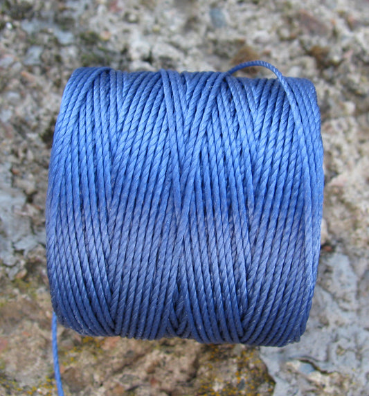 S- Lon bead cord - Periwinkle, 1 rulle