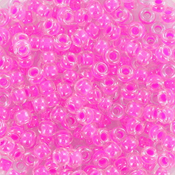 Miyuki seed beads - Luminous Hot Magenta 8/0