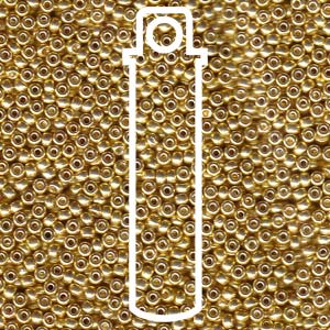 Miyuki seed beads - Galvanized Yellow Gold11/0