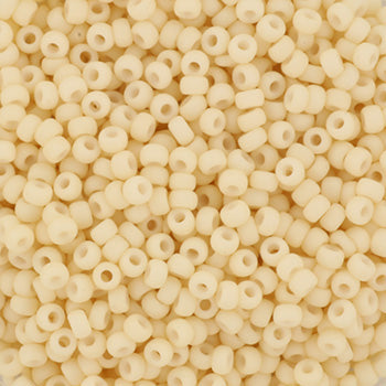 Miyuki seed beads - Matte Dark Cream 11/0