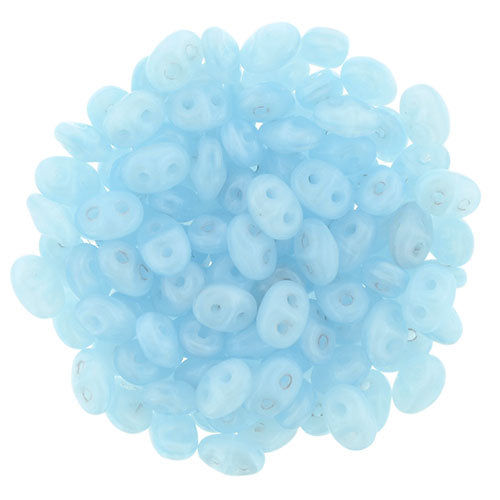 SuperDuo - Milky Aquamarine, 10 gram