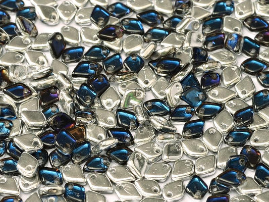 Dragon Scale Bead - Crystal Bermuda Blue